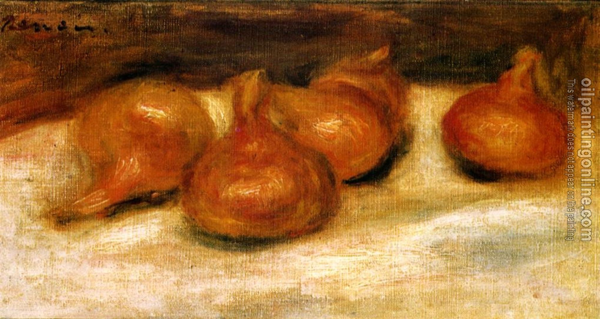 Renoir, Pierre Auguste - Still Life with Onions